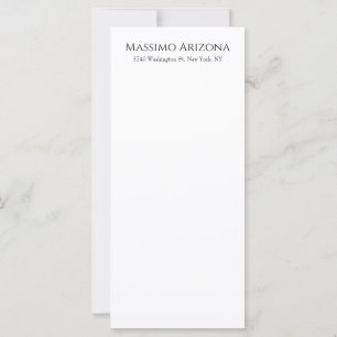 Klassiek Eenvoudig Elegant Zwart & Wit Minimalisti