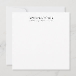 Klassiek Eenvoudig Elegant Zwart & Wit Minimalisti