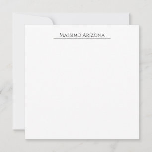 Klassiek Eenvoudig Elegant Zwart & Wit Minimalisti