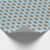 Klassiek eenvoudig Football ompakken papier (Hoek)