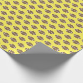 Klassiek eenvoudig Football ompakken papier (Hoek)