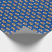 Klassiek eenvoudig Football ompakken papier (Hoek)