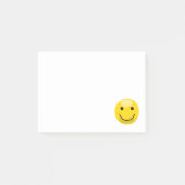 Klassiek eenvoudig gele gezicht post-it® notes (Voorkant)