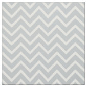 Klassiek eenvoudig grijs en wit Chevron Stof (Swatch)