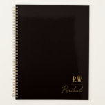 Klassiek eenvoudig monogram planner<br><div class="desc">Monogram / Persoonlijke naam</div>