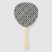 Klassiek Eenvoudig Script Geometrische Bruiloft Me Handwaaier (Achterkant)