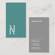 Klassiek eenvoudig verticaal professioneel Visitek