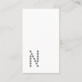 Klassiek eenvoudig verticaal professioneel Visitek Visitekaartje