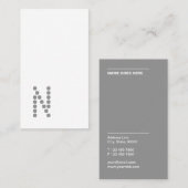 Klassiek eenvoudig verticaal professioneel Visitek Visitekaartje (Voorkant / Achterkant)