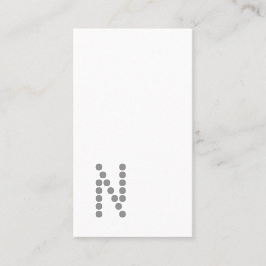 Klassiek eenvoudig verticaal professioneel Visitek Visitekaartje (Voorkant)