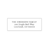 Klassiek eenvoudig  zelfinktende stempel (Design)