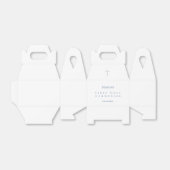 klassiek eerbaar eerbaar communiqué bedankdoosjes (Uitgevouwen)