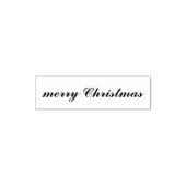 Klassiek Elegaant Kerstscript Zelfinktende Stempel (Design)