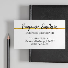 Klassiek Elegant Chic Modern Nepgoud Luxe Op Maat Visitekaartje