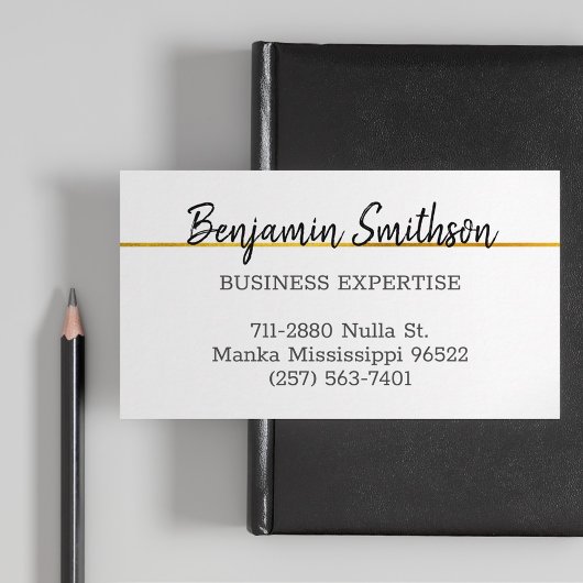 Klassiek Elegant Chic Modern Nepgoud Luxe Op Maat Visitekaartje