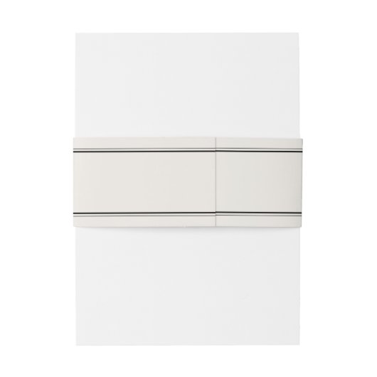 Klassiek Elegant Chique Licht Grijs Bruiloft Monog Uitnodigingen Wikkel (Achterkant Voorbeeld)