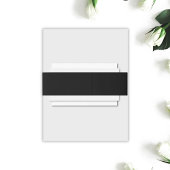 Klassiek Elegant Eenvoudig Script Uitnodigingen Wikkel