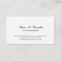 Klassiek Elegant Eenvoudig Wit