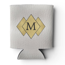 Klassiek Elegant Gepersonaliseerd Nepwit Leer