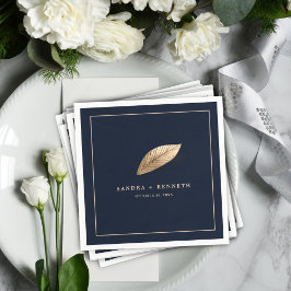 Klassiek & Elegant I Donkerblauw I Bruiloft Servet