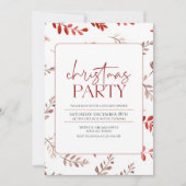 Klassiek Elegant Kerstfeest Kaart (Voorkant)