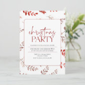 Klassiek Elegant Kerstfeest Kaart (Staand voorkant)