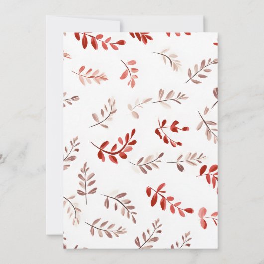 Klassiek Elegant Kerstfeest Kaart (Achterkant)