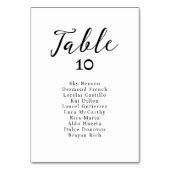 Klassiek & Elegant Klein Bruiloft Zitbord Kaart (Voorkant)