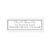 Klassiek elegant Lijst Weddenschap Rubberstempel (Afrduk)