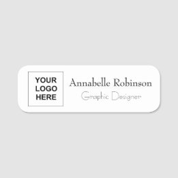 Klassiek Elegant personeel titel logo Naamplaatje