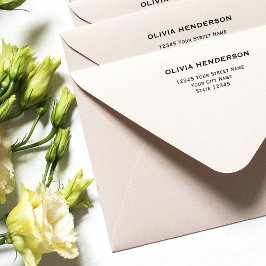 Klassiek & Elegant Retouradres Zelfinktende Stempel