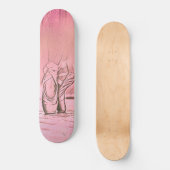 Klassiek elegant roze Ballerina Feet Persoonlijk Skateboard (Voorkant)