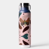 Klassiek Elegant Rustiek Boho Waterfles (Voorkant)