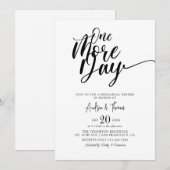 Klassiek elegant script repetitie diner kaart (Voorkant / Achterkant)