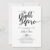 Klassiek elegant script repetitie diner kaart (Voorkant)