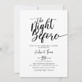 Klassiek elegant script repetitie diner kaart