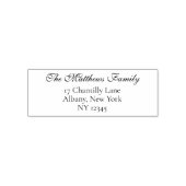 Klassiek Elegant script voor retournering Zelfinktende Stempel (Design)