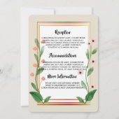 Klassiek & elegant verfijnd kaart (Voorkant)