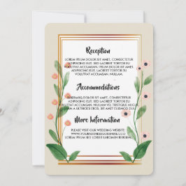 Klassiek & elegant verfijnd kaart