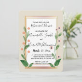 Klassiek & Elegant verfijnd repetitiediner Kaart (Staand voorkant)