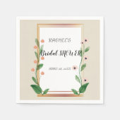 Klassiek & elegant verfijnd servet (Voorkant)