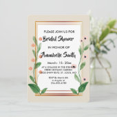 Klassiek & Elegant verfijnd Vrijgezellenfeest Kaart (Staand voorkant)