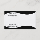 Klassiek elegant Visitekaartje (Achterkant)