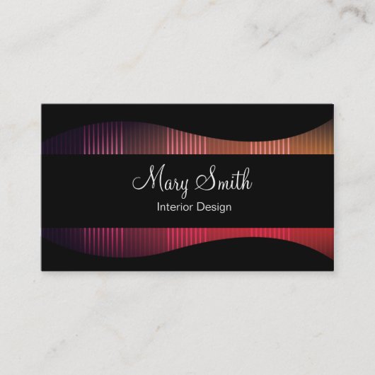 Klassiek elegant Visitekaartje (Voorkant)