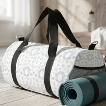 Klassiek elegante blauwe toile patroon