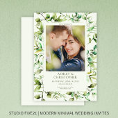 Klassiek Elegante Rustieke Bloemen Border Wedding Save The Date