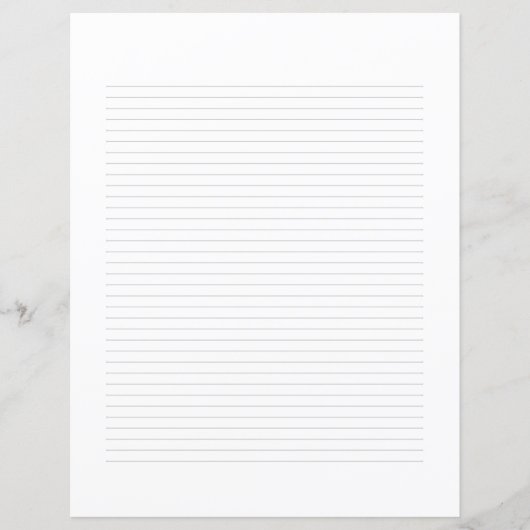 Klassiek Elege Schrift Monogram Briefpapier (Voorkant)