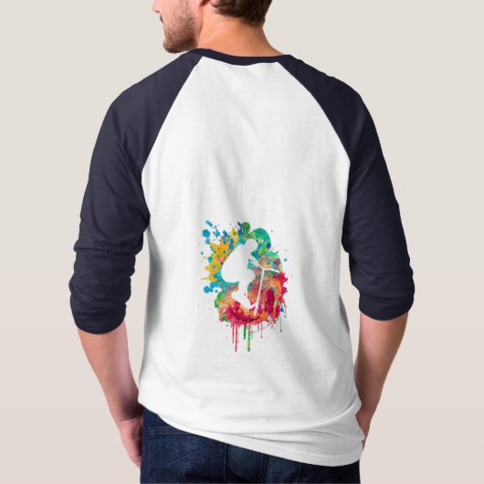 Klassiek en comfortabel: Mannen T-shirt (Achterkant)