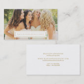 Klassiek en eenvoudig | Visitekaartjes (Voorkant / Achterkant)