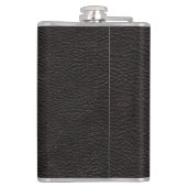 Klassiek en elegant goud op zwart-persoonlijk heupfles (Achterkant)